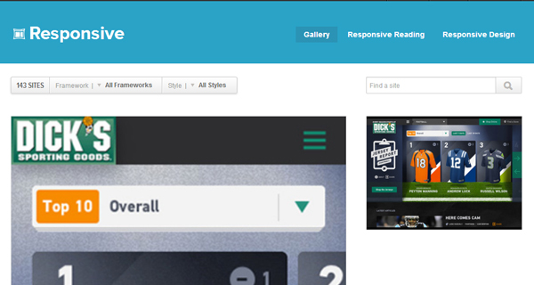 responsive from zurb